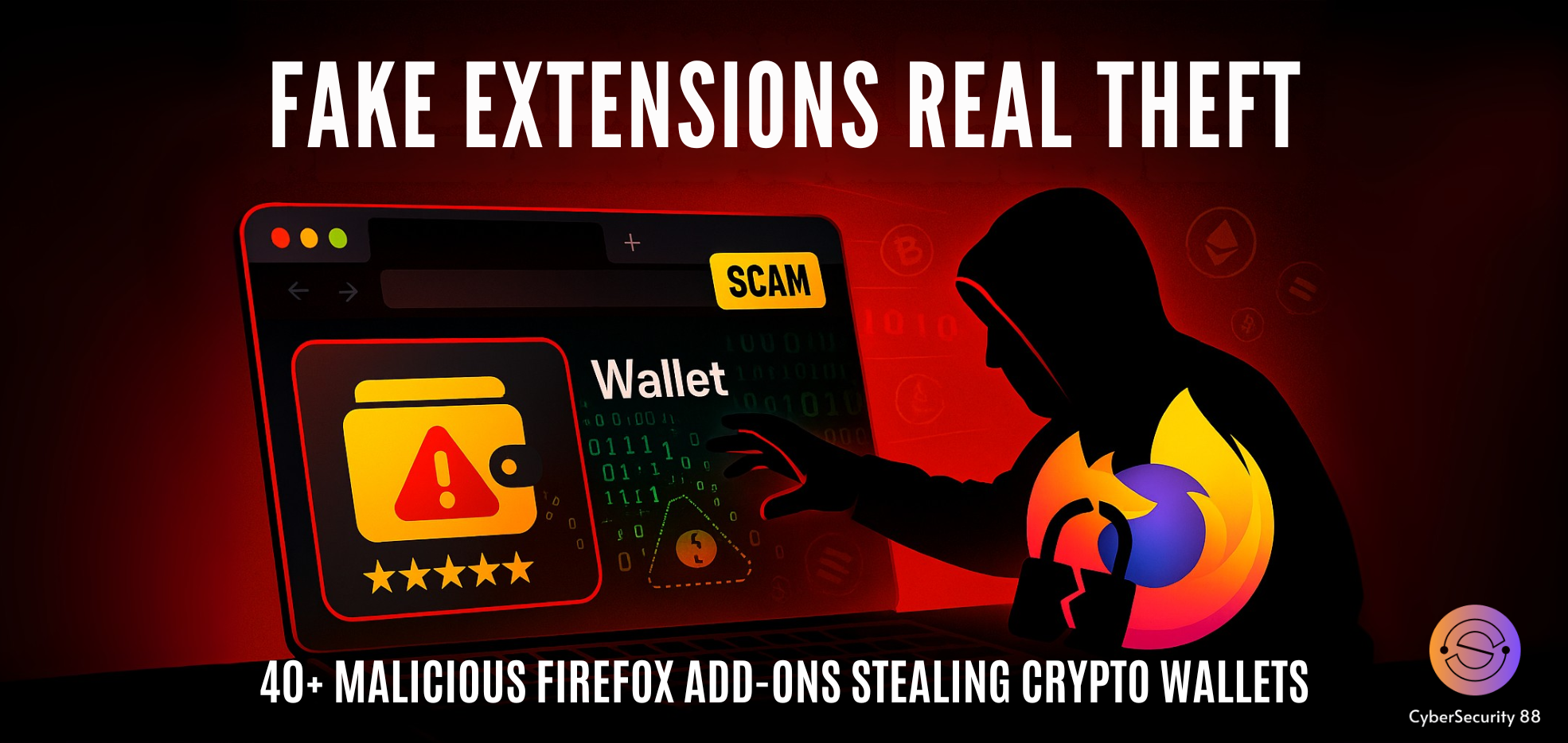 Stealthy Firefox Extensions Drain Crypto Wallets in Ongoing Campaign -  Cybersecurity88