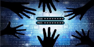 Visual representation of stolen login credentials and private keys during a cryptocurrency security breach.