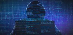 Illustration of a cyber attacker exploiting a serialization injection vulnerability in an AI application framework.