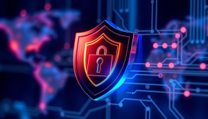 Digital security shield highlighting cybersecurity failures that led to the BreachForums database leak.