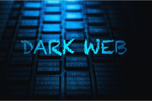 Dark web themed image showing cybercrime activity connected to Telegram based crypto escrow services