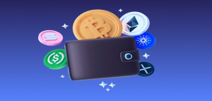 Illustration of cryptocurrency wallet symbolizing malware stealing crypto credentials through malicious npm packages.