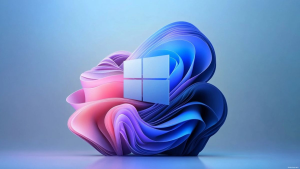 Abstract Windows logo illustration indicating Windows systems being targeted by advanced fileless malware techniques.