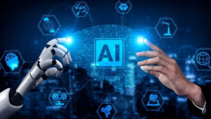 Artificial intelligence concept image symbolizing AI-assisted malware development in MuddyWater Operation Olalampo.