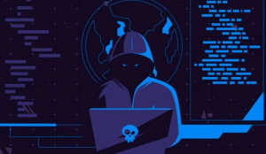 Illustration of a hooded hacker symbolizing a China-associated cyber espionage group linked to the Notepad++ hosting infrastructure breach.