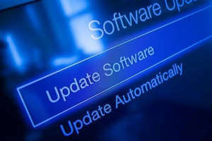 Close-up of a software update interface representing how attackers abused the Notepad++ update delivery system in a supply-chain attack.