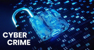 Digital lock over binary code background representing cybercrime and data theft using advanced command and control malware