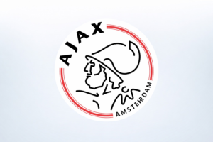 The AFC Ajax logo representing the football club affected by a cybersecurity breach exposing fan data.