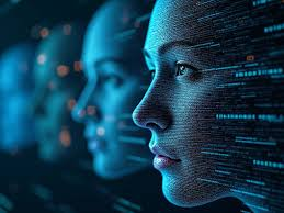 AI-powered cyber attacks visualization showing artificial intelligence analyzing data, representing rising AI-driven cyber threats targeting India.