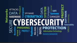 Cybersecurity concept image showing protection against malware and cyberattacks related to Android security improvements.