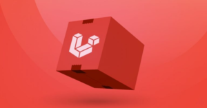 3D Laravel package box symbolizing malicious Laravel packages uploaded to Packagist to distribute malware.