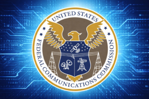 Federal Communications Commission seal representing US telecom regulation and cybersecurity enforcement