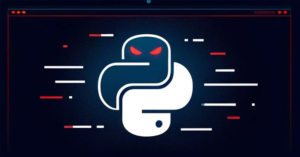 Illustration of Python-based malware used by hackers in cyber espionage campaigns targeting organizational networks.