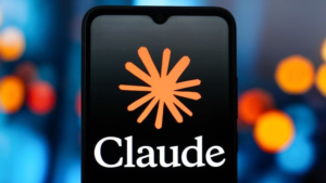Claude AI logo displayed on smartphone representing Anthropic’s AI tool involved in recent source code leak incident