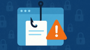 Phishing attack illustration showing fake overlay screens used by Mirax malware to steal user credentials